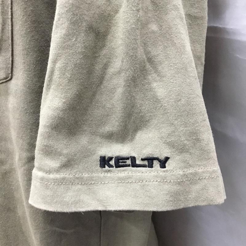 ケルティ KELTY Tシャツ 半袖 KE22SSFS01 胸ポケット S ロゴ、文字 ベージュ / ベージュ /  メンズ USED 古着 中古 10118969