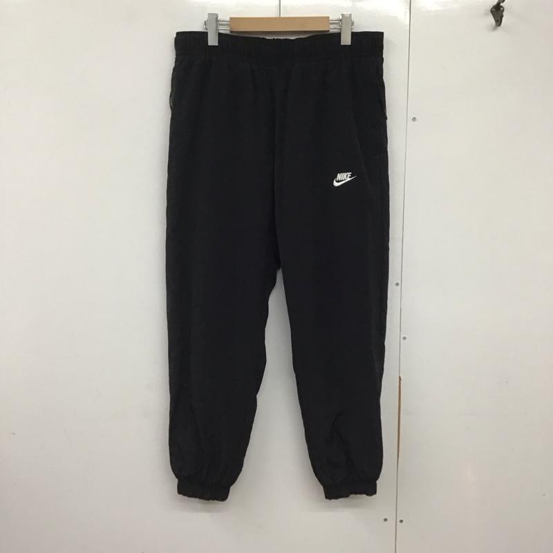 ナイキ NIKE パンツ ワークパンツ、ペインターパンツ fb8617-010 ウィンターウーブンパンツ ワイドパンツ スポーツウェア XL ロゴ、文字 黒 / ブラック /  メンズ USED 古着 中古 10142342