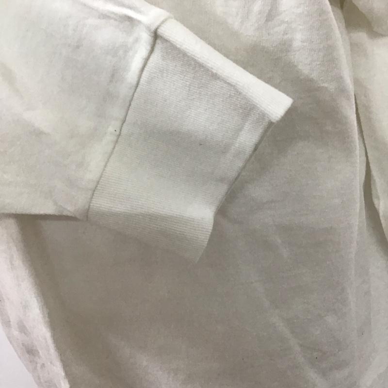 ハフ HUF カットソー 長袖 長袖カットソー プリントカットソー クルーネック XL プリント 白 / ホワイト /  メンズ USED 古着 中古 10126188