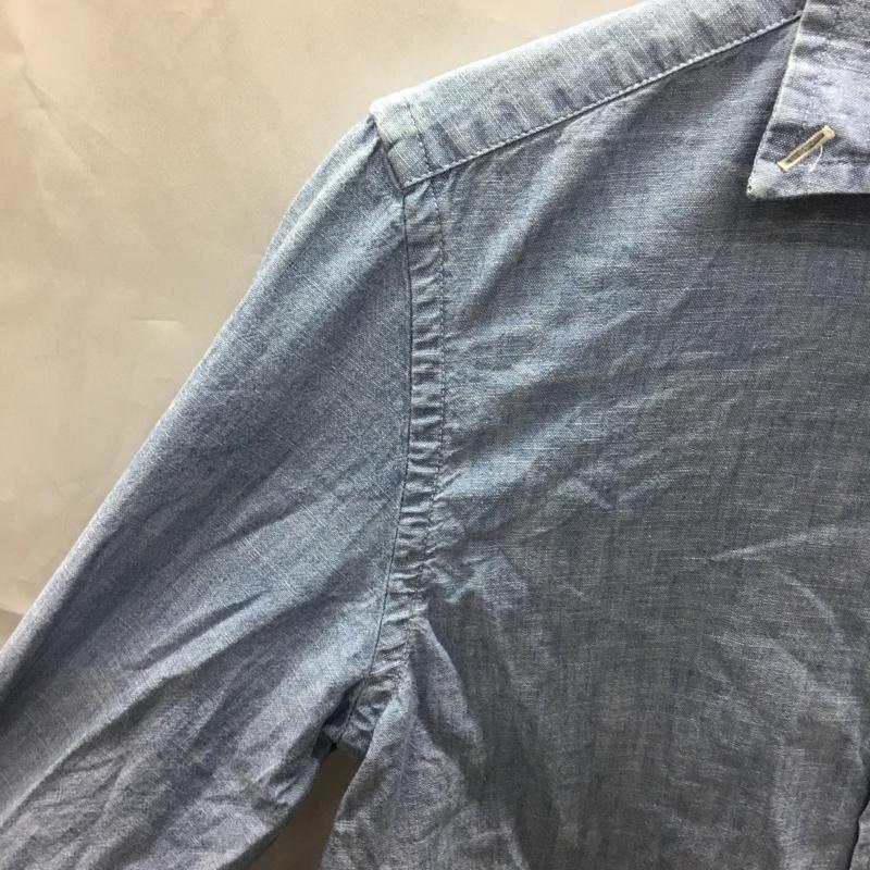 ポロラルフローレン POLO RALPH LAUREN シャツ、ブラウス 長袖 ボタンダウンシャツ L 無地 水色 / ライトブルー /  メンズ USED 古着 中古 10110632