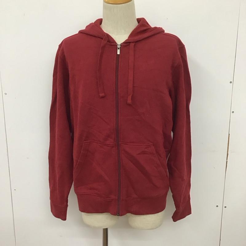 エルエルビーン L.L.Bean パーカー 長袖 276233 ジップアップパーカー 裏起毛 スウェット タグ付き L 無地 えんじ / ワインレッド /  メンズ USED 古着 中古 10111256