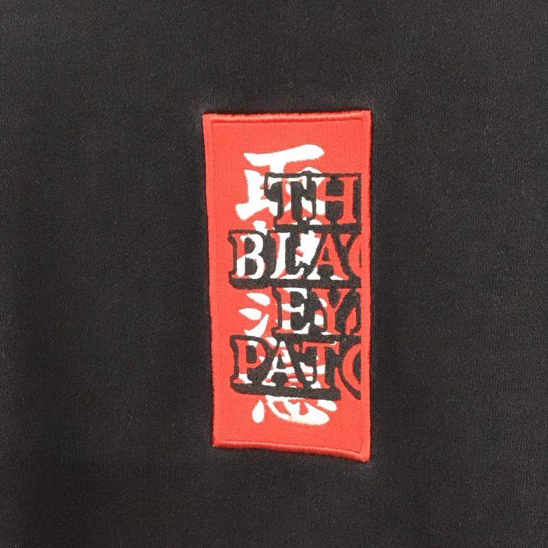 ブラックアイパッチ Black eye patch トレーナー 長袖 長袖トレーナー スウェット クルーネック プルオーバー XL ロゴ、文字 黒 / ブラック /  メンズ USED 古着 中古 10133186