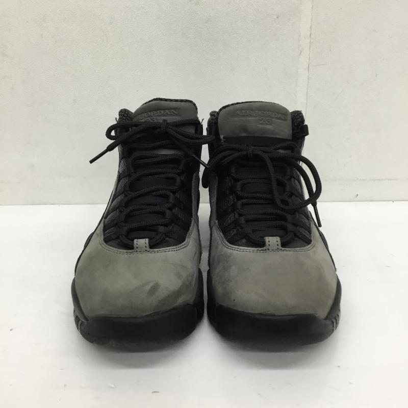 ナイキ NIKE スニーカー スニーカー NIKE AIR JORDAN 10 RETRO 310805-002 28.0cm ロゴ、文字 灰 / グレー / X 黒 / ブラック /  メンズ USED 古着 中古 10129902
