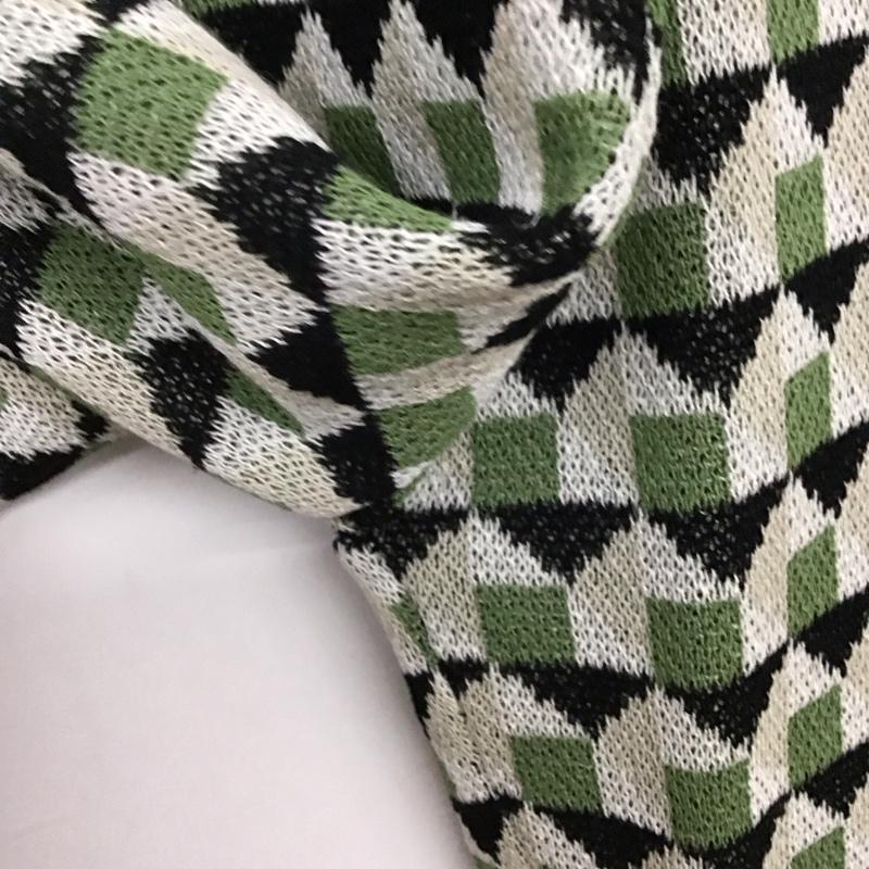 アズールバイマウジー AZUL BY MOUSSY パンツ スラックス 250ESM71-164D GEOMETRIC PATTERN KNIT PANTS S  マルチカラー / マルチカラー /  レディース USED 古着 中古 10141622