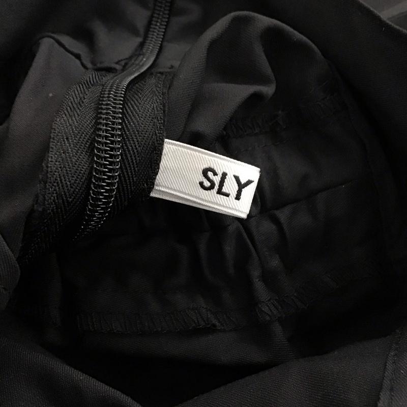 スライ SLY スカート ロングスカート 030eaz31-8120 ロングスカート フレアスカート 1 無地 黒 / ブラック /  レディース USED 古着 中古 10149570