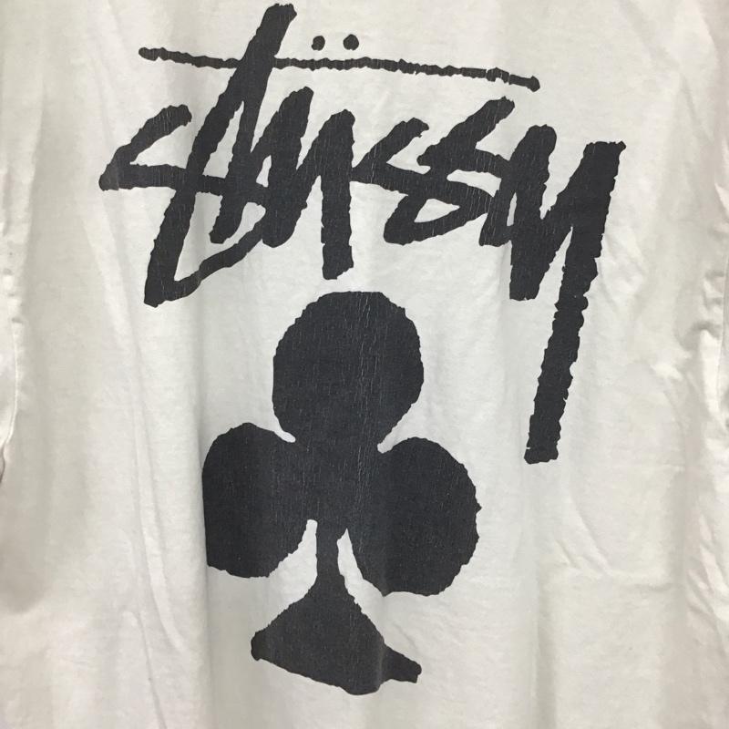ステューシー STUSSY Tシャツ 半袖 XL プリント 白 / ホワイト /  メンズ USED 古着 中古 10135725