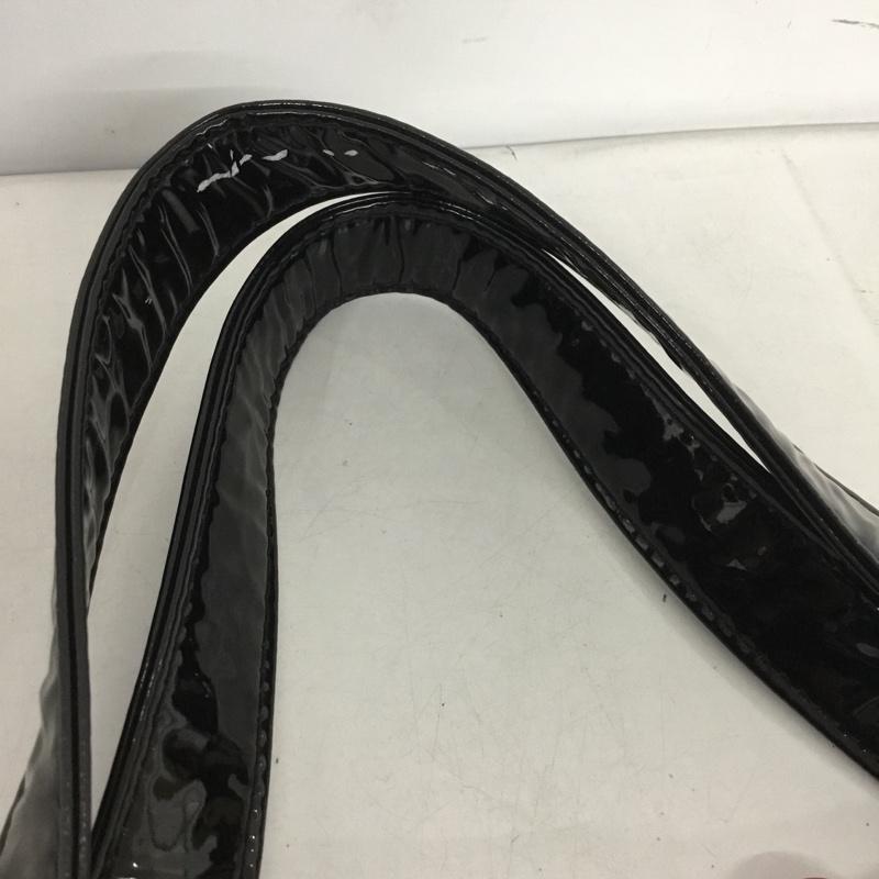 アニエス・ベー agnes b. ハンドバッグ ハンドバッグ ロゴ、文字 黒 / ブラック /  レディース USED 古着 中古 10145493