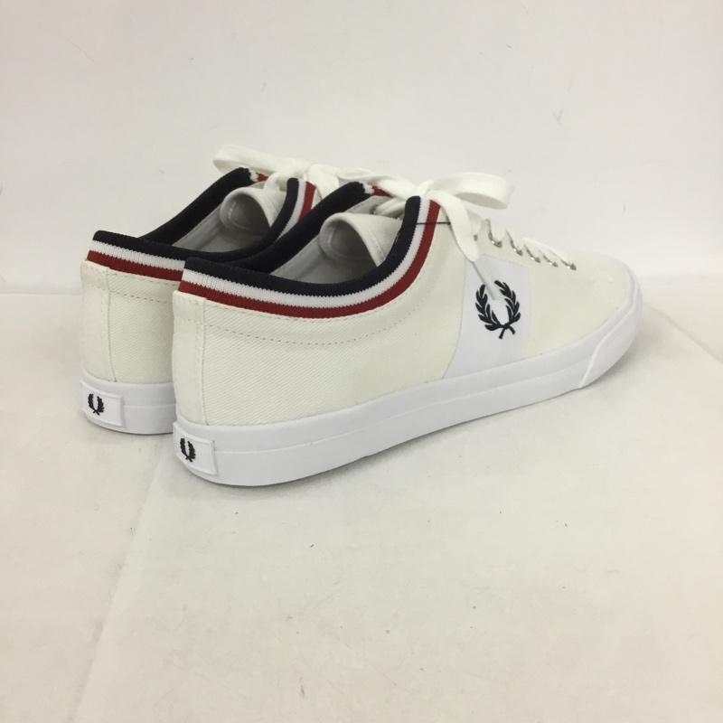 フレッドペリー FRED PERRY スニーカー スニーカー B7106 アンダースピンツイル UK9 箱有 US：10 ワンポイント オフホワイト / オフホワイト /  メンズ USED 古着 中古 10135003