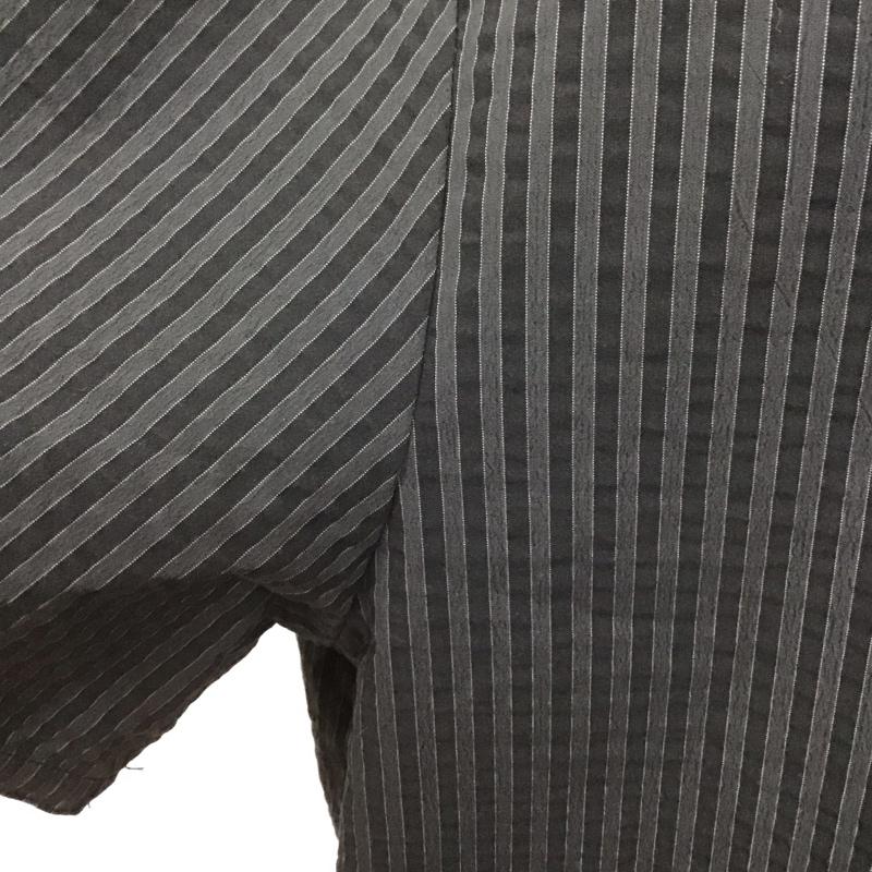 ハレ HARE ジャケット、上着 ジャケット、ブレザー ha030159tr ストライプ半袖シャツジャケット カラーシャツジャケット カジュアルジャケット S ストライプ 灰 / グレー /  メンズ USED 古着 中古 10107491