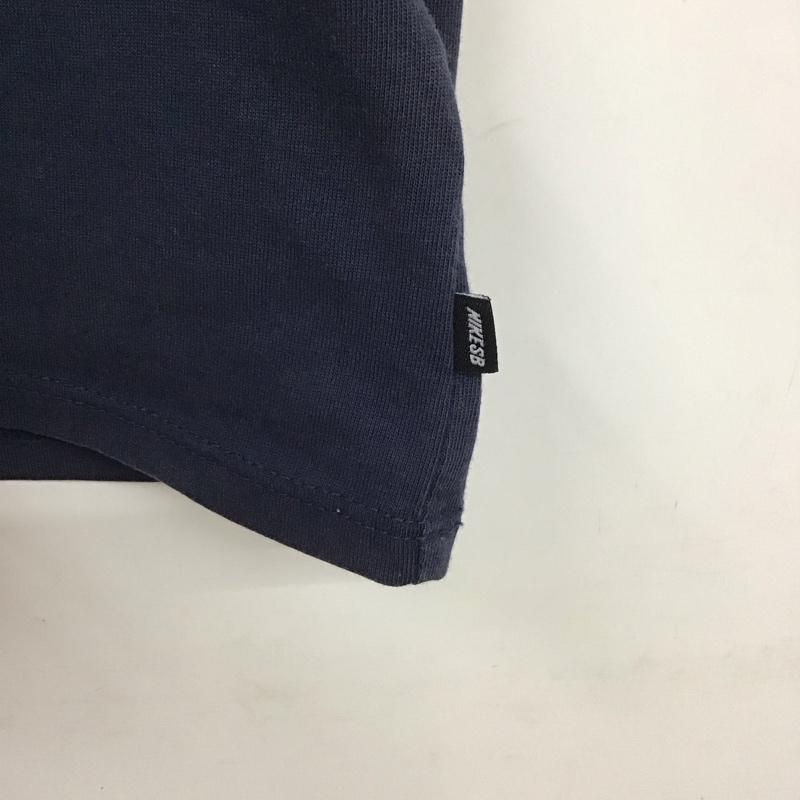 ナイキ NIKE Tシャツ 半袖 半袖カットソー プリントTシャツ クルーネックカットソー M ロゴ、文字 紺 / ネイビー /  メンズ USED 古着 中古 10131369