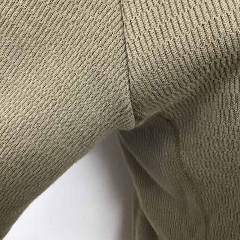 ティーエムティー TMT カットソー 長袖 長袖ヘンリーネックカットソー 裏地ボア 長袖カットソー XL 無地 カーキ / カーキ /  メンズ USED 古着 中古 10126510