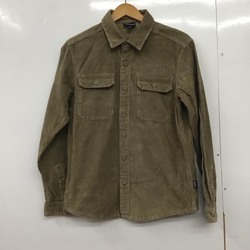 パタゴニア patagonia シャツ、ブラウス 長袖 STY53795FA15 コーデュロイ XS ロゴ、文字 ベージュ / ベージュ /  メンズ USED 古着 中古 10145228