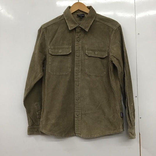 パタゴニア patagonia シャツ、ブラウス 長袖 STY53795FA15 コーデュロイ XS ロゴ、文字 ベージュ / ベージュ /  メンズ USED 古着 中古 10145228