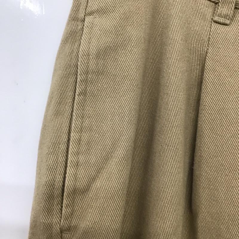 アイテムズ アーバンリサーチ ITEMS URBAN RESEARCH パンツ ワークパンツ、ペインターパンツ it25-14a020 カラーコットンクリースパンツ ワイドパンツ L 無地 ベージュ / ベージュ /  メンズ USED 古着 中古 10139017