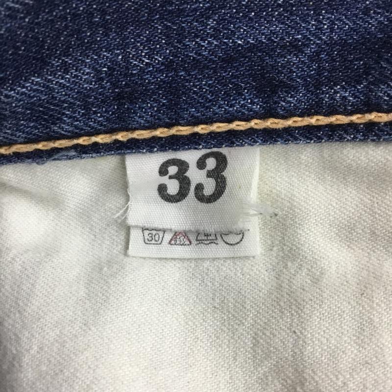 ウエアハウス WAREHOUSE パンツ デニム、ジーンズ デニムパンツ ストレートパンツ ワイドパンツ カジュアルパンツ 33インチ 無地 インディゴ / インディゴ /  メンズ USED 古着 中古 10109493