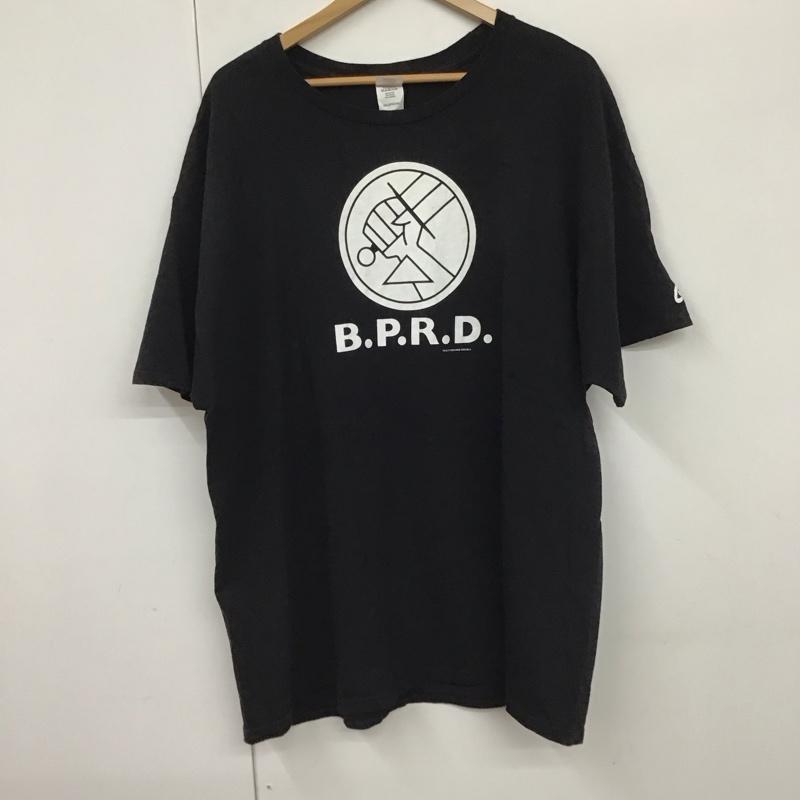 古着 USED Tシャツ 半袖 半袖カットソー プリントTシャツ クルーネックカットソー XXL ロゴ、文字 黒 / ブラック /  メンズ USED 古着 中古 10130119