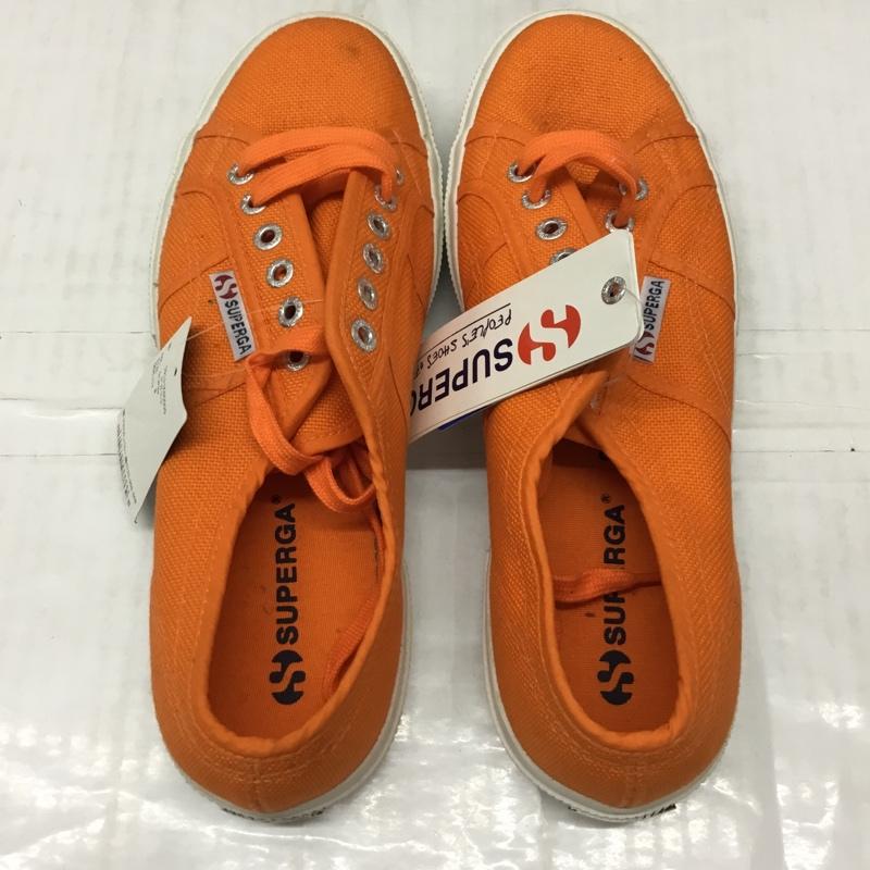 スペルガ SUPERGA スニーカー スニーカー タグ付き 42 キャンバス ロゴ、文字 橙 / オレンジ /  メンズ USED 古着 中古 10117601