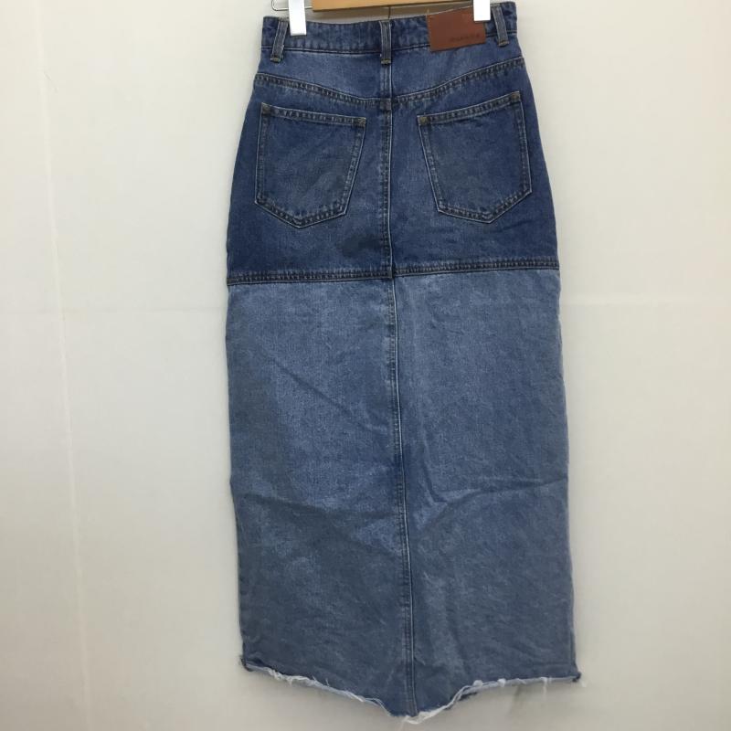 ジーナシス JEANASIS スカート ロングスカート M 無地 青 / ブルー /  レディース USED 古着 中古 10129343