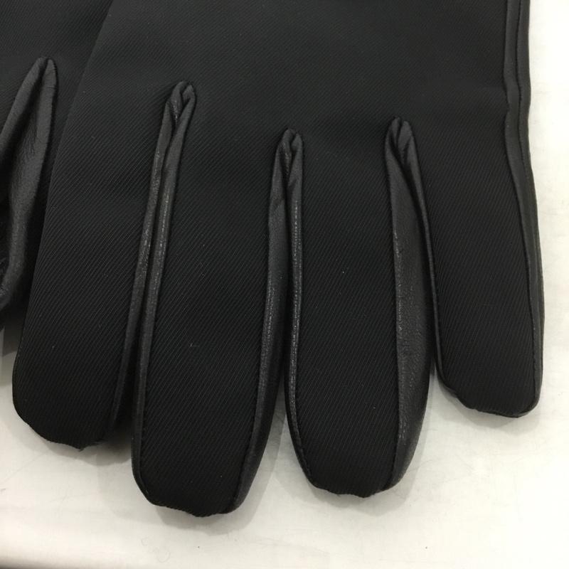 ジョルジオアルマーニ GIORGIO ARMANI ファッション小物 手袋 NEVE グローブ ロゴ、文字 黒 / ブラック /  メンズ USED 古着 中古 10142729