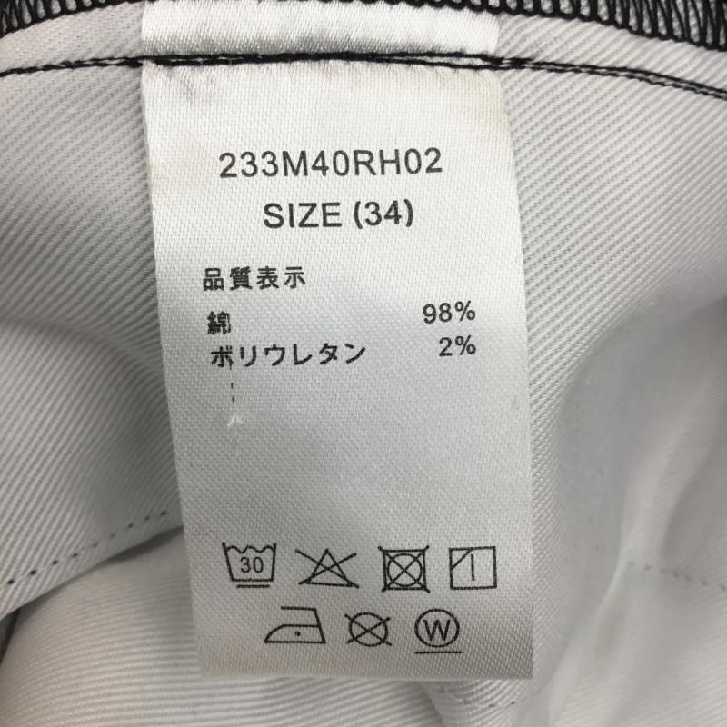 ディッキーズ Dickies パンツ ワークパンツ、ペインターパンツ 233M40RH02 RHC Ron Herman × DICKIES 34 ワンポイント 黒 / ブラック /  メンズ USED 古着 中古 10142022