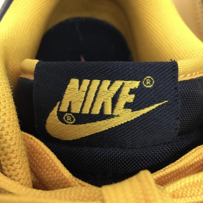 ナイキ NIKE スニーカー スニーカー DD1391-004 Dunk Low Championship Goldenrod 26.5cm ロゴ、文字 黒 / ブラック / X 黄 / イエロー /  メンズ USED 古着 中古 10141696