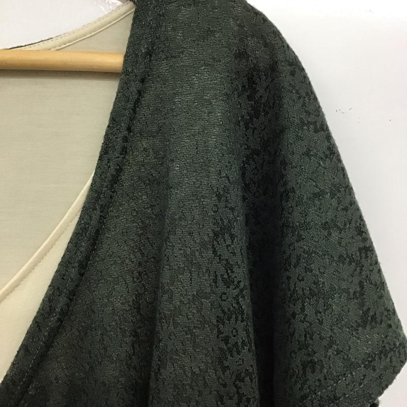 アクシーズファム axes femme ワンピース ひざ丈スカート ノースリーブロングワンピース フレアワンピース M 無地 ベージュ / ベージュ /  レディース USED 古着 中古 10135259