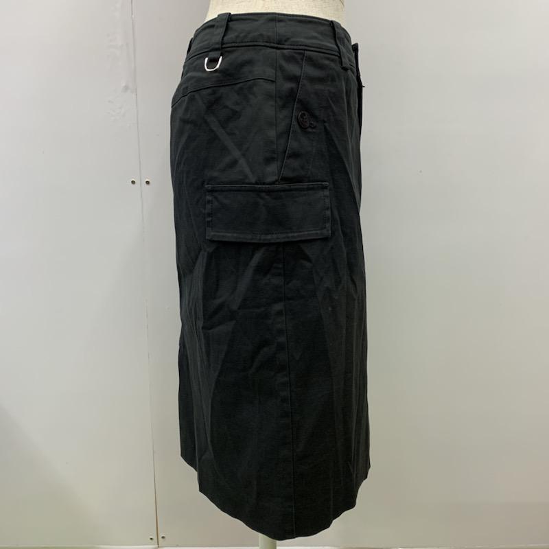 プロポーションボディドレッシング PROPORTION BODY DRESSING スカート ひざ丈スカート タイトスカート 無地 3 無地 黒 / ブラック /  レディース USED 古着 中古 10023328