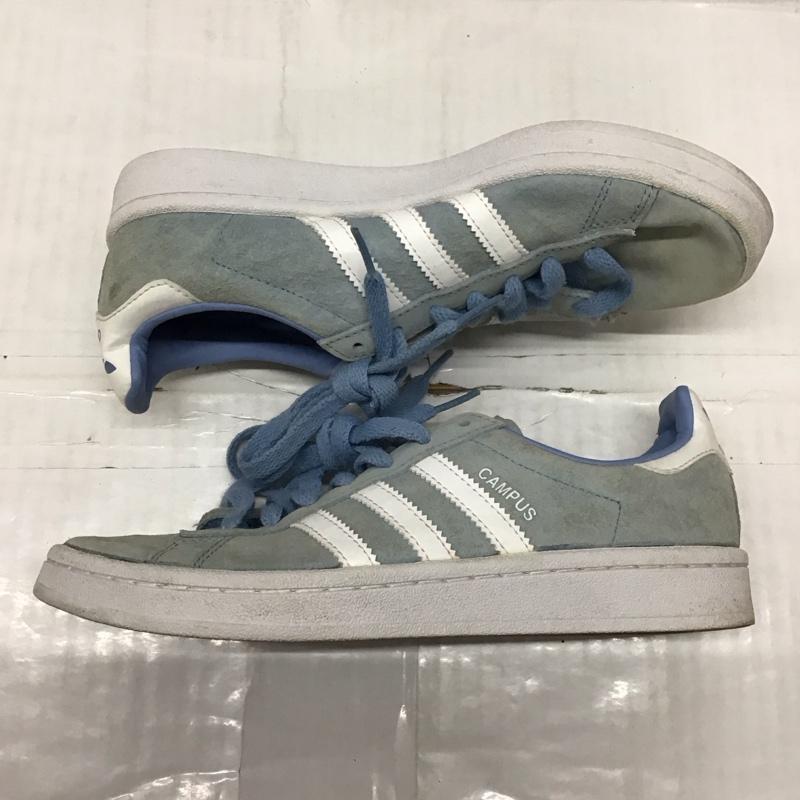 アディダス adidas スニーカー スニーカー DB0983 CAMPUS SUEDE 22.5cm 22.5cm ロゴ、文字 水色 / ライトブルー / X 白 / ホワイト /  レディース USED 古着 中古 10118785
