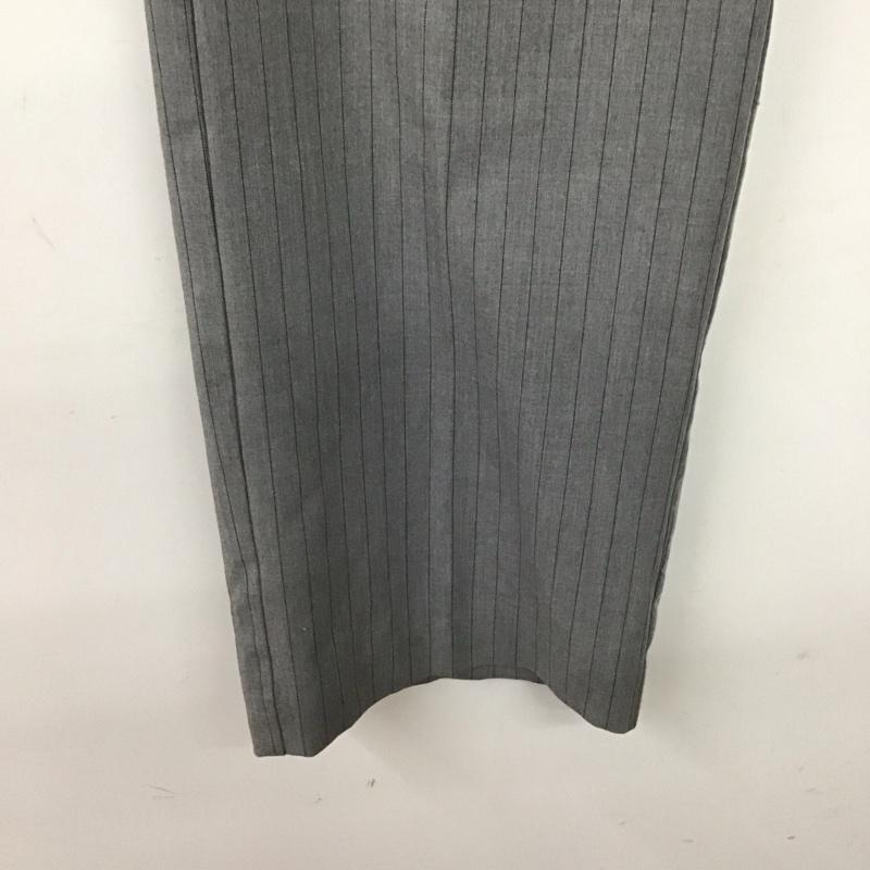 ニコアンド niko and... パンツ スラックス L ストライプ 灰 / グレー /  レディース USED 古着 中古 10147814
