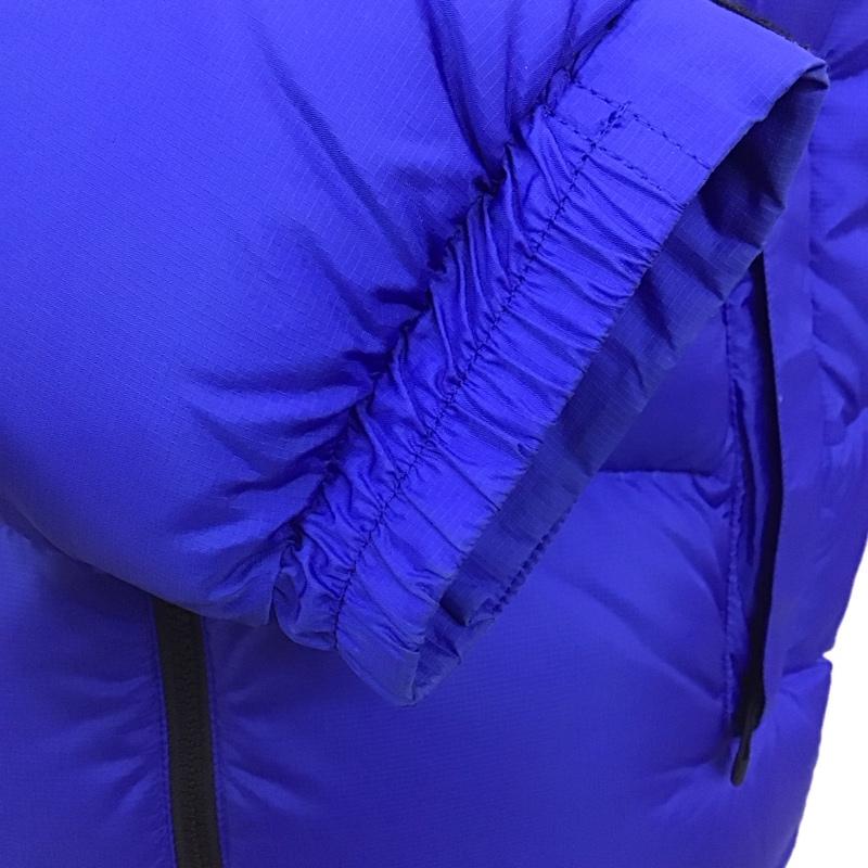 ザノースフェイス THE NORTH FACE ジャケット、上着 ダウンジャケット ND91841 NUPTSE DOWN JAKCET L ロゴ、文字 青 / ブルー / X 黒 / ブラック /  メンズ USED 古着 中古 10124440