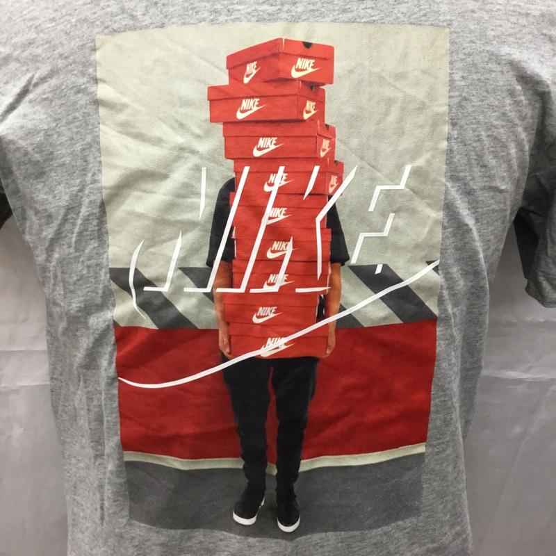 ナイキ NIKE Tシャツ 半袖 CT6297-063 クルーネック M プリント 灰 / グレー /  メンズ USED 古着 中古 10111350