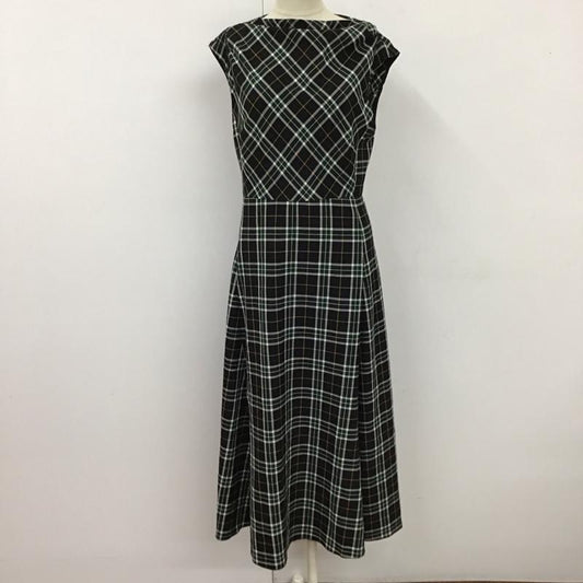 ザラウーマン ZARA WOMAN ワンピース ロングスカート ノースリーブロングワンピース フレアスカートワンピース 総柄スカート S チェック マルチカラー / マルチカラー /  レディース USED 古着 中古 10117934