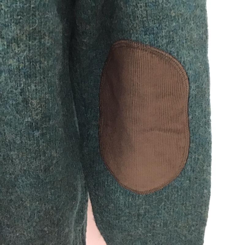 エルエルビーン L.L.Bean ニット、セーター 長袖 ハーフジップ S 無地 緑 / グリーン /  メンズ USED 古着 中古 10111370