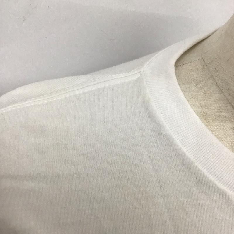 キャンプセブン CAMP7 Tシャツ 長袖 XL ロゴ、文字 X プリント 白 / ホワイト /  メンズ USED 古着 中古 10121885