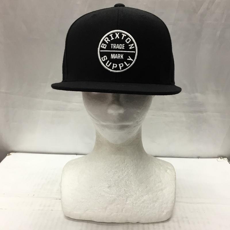 ブリクストン BRIXTON 帽子 キャップ 10777 スナップバック ロゴ、文字 黒 / ブラック /  メンズ USED 古着 中古 10114728