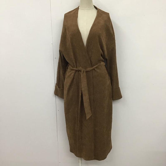 マジェスティックレゴン MAJESTIC LEGON カーディガン 長袖 FREE 無地 茶 / ブラウン /  レディース USED 古着 中古 10106436