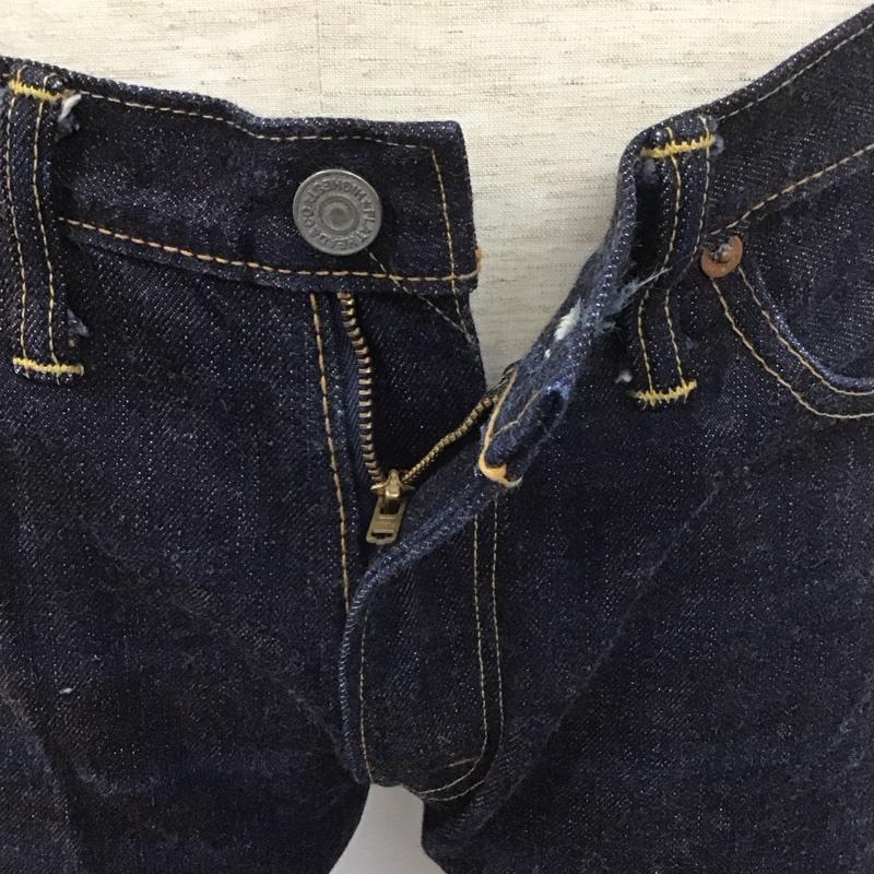 フラットヘッド The Flat Head パンツ デニム、ジーンズ デニムパンツ スリムパンツ ジーンズ カジュアルパンツ ストレートパンツ 32インチ 無地 インディゴ / インディゴ /  メンズ USED 古着 中古 10107756