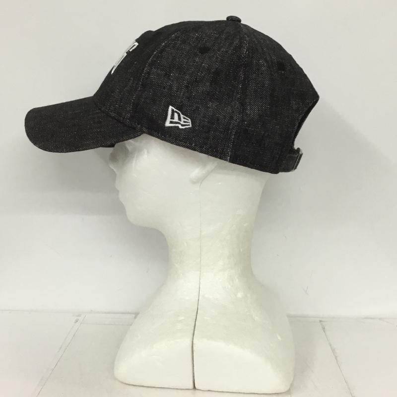 アベイシングエイプ A BATHING APE 帽子 キャップ NYC LOGO DENIM NEW ERA 9TWENTY CAP ロゴ、文字 黒 / ブラック /  メンズ USED 古着 中古 10132251