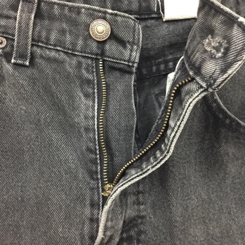 リーバイストラウスアンドコー Levi Strauss & co. パンツ デニム、ジーンズ デニムパンツ スリムパンツ ジーンズ 32インチ 無地 黒 / ブラック /  レディース USED 古着 中古 10118619