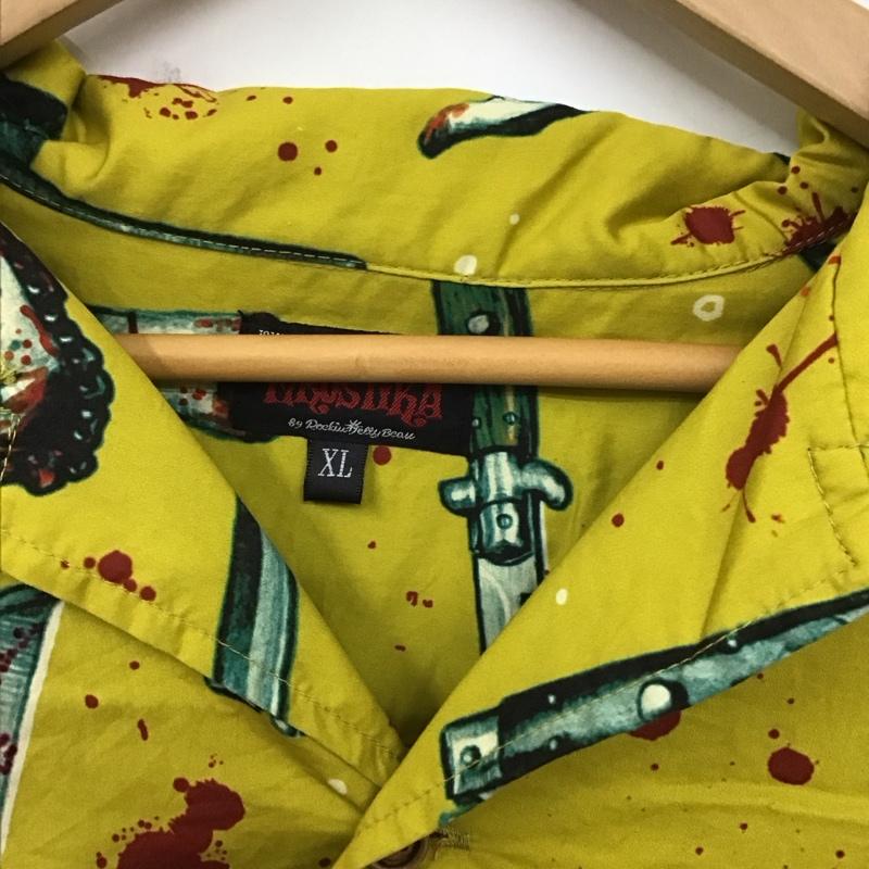 エロスティカ EROSTiKA シャツ、ブラウス 半袖 半袖シャツ プリントシャツ ポケットシャツ XL プリント マルチカラー / マルチカラー /  メンズ USED 古着 中古 10130097