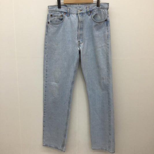 リーバイス Levi s パンツ デニム、ジーンズ 90 s USA製 34 無地 水色 / ライトブルー /  メンズ USED 古着 中古 10135818