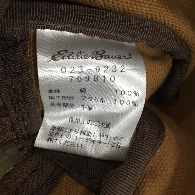 エディーバウアー Eddie Bauer ウエストバッグ ウエストバッグ コットン リネン キャンバス ボディバッグ ロゴ、文字 茶 / ブラウン /  メンズ USED 古着 中古 10142188
