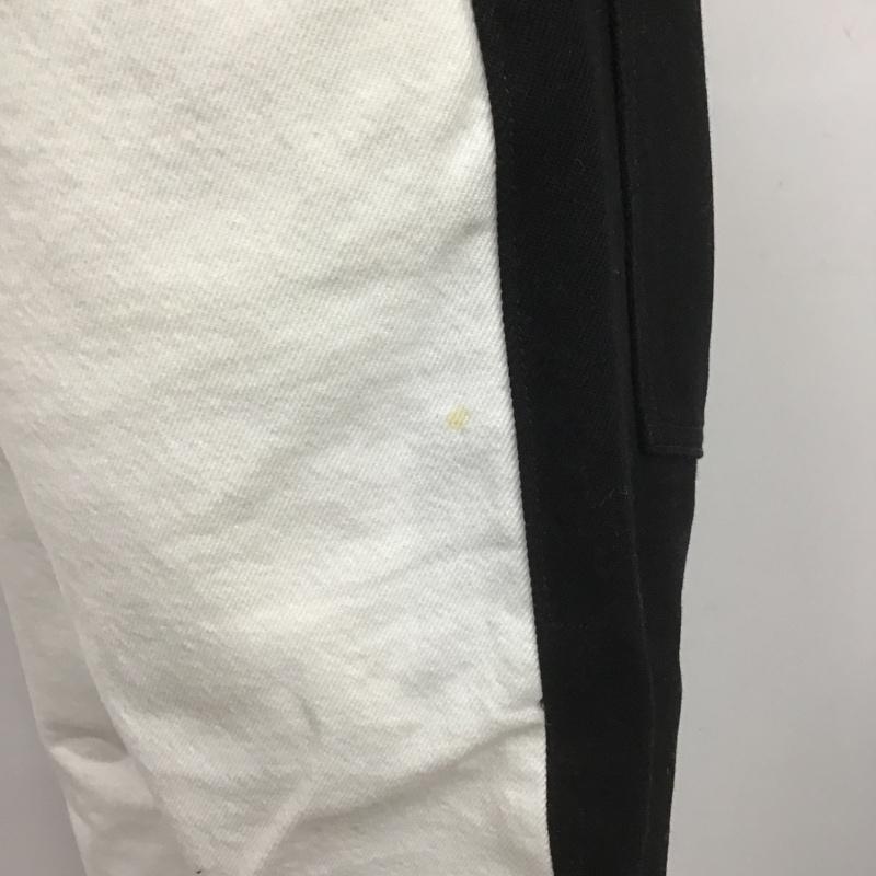 リーバイストラウスアンドコー Levi Strauss & co. パンツ デニム、ジーンズ デニムパンツ ワイドパンツ カジュアルジーンズ バイカラー 31インチ 無地 白 / ホワイト / X 黒 / ブラック /  メンズ USED 古着 中古 10105839