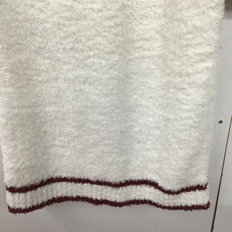 ジェラートピケ gelato pique ワンピース ロングスカート PWN0225060 長袖ロングワンピース Vネック ルームウェア ONE SIZE プリント 白 / ホワイト /  レディース USED 古着 中古 10143587