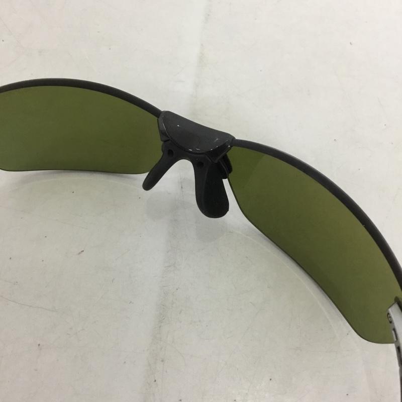 スワンズ Swans めがね・サングラス サングラス SALF-0168 ULTRA LENS for FISHINGモデル 箱有 ロゴ、文字 黒 / ブラック / X 薄緑 / ライトグリーン /  メンズ USED 古着 中古 10141081