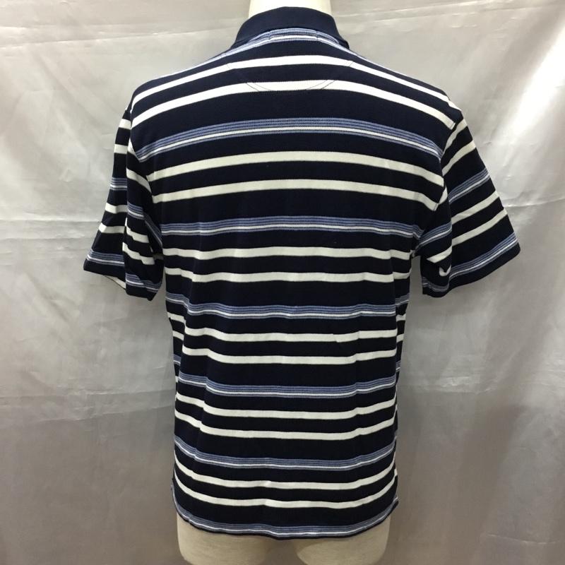 チャップス CHAPS ポロシャツ 半袖 半袖ポロシャツ カラーシャツ 半袖カットソー M ボーダー柄 マルチカラー / マルチカラー /  メンズ USED 古着 中古 10115034