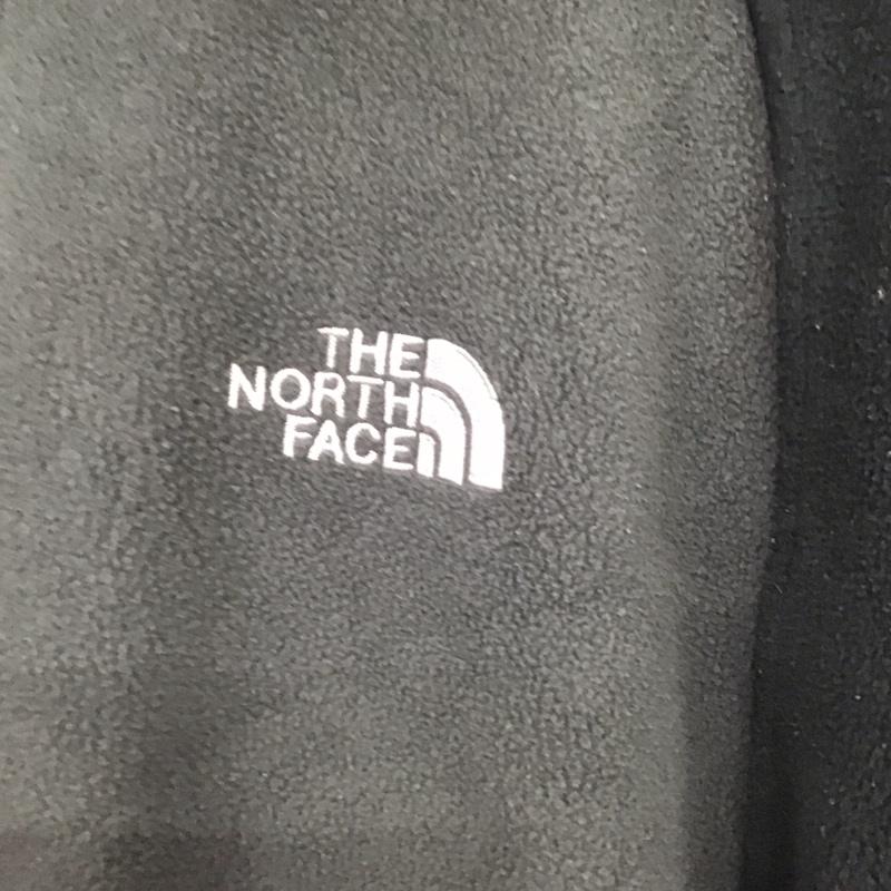 ザノースフェイス THE NORTH FACE ジャケット、上着 ジャケット、ブレザー ジップアップフリースジャケット アウター 長袖ジャケット M ロゴ、文字 黒 / ブラック / X 灰 / グレー /  メンズ USED 古着 中古 10136804