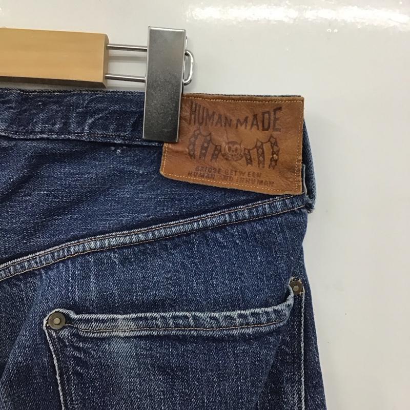 ヒューマンメード HUMAN MADE パンツ デニム、ジーンズ デニムパンツ ワイドパンツ カジュアルパンツ ストレッチパンツ M 無地 インディゴ / インディゴ /  メンズ USED 古着 中古 10145736