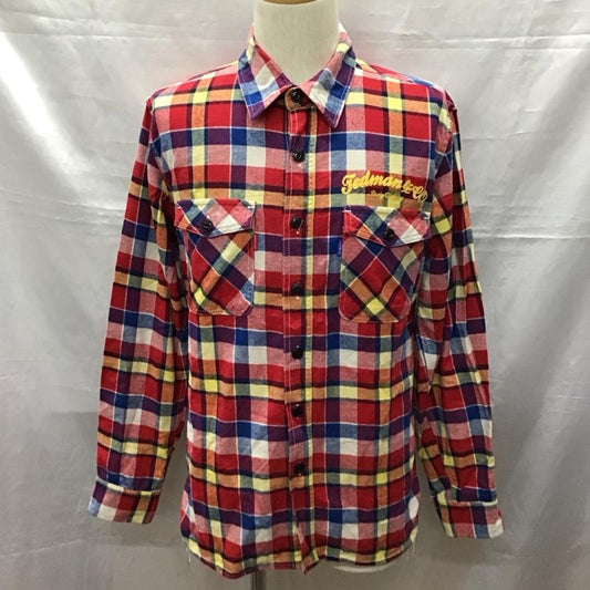 テッドマン TEDMAN シャツ、ブラウス 長袖 長袖シャツ カラーシャツ ポケットシャツ 長袖カットソー チェックシャツ M チェック マルチカラー / マルチカラー /  メンズ USED 古着 中古 10118434