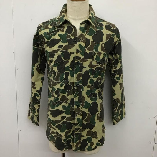 ミリタリー ミリタリー シャツ、ブラウス 長袖 長袖シャツ ミリタリーシャツ 総柄 カラーシャツ カモフラージュ柄・迷彩 マルチカラー / マルチカラー /  メンズ USED 古着 中古 10115951